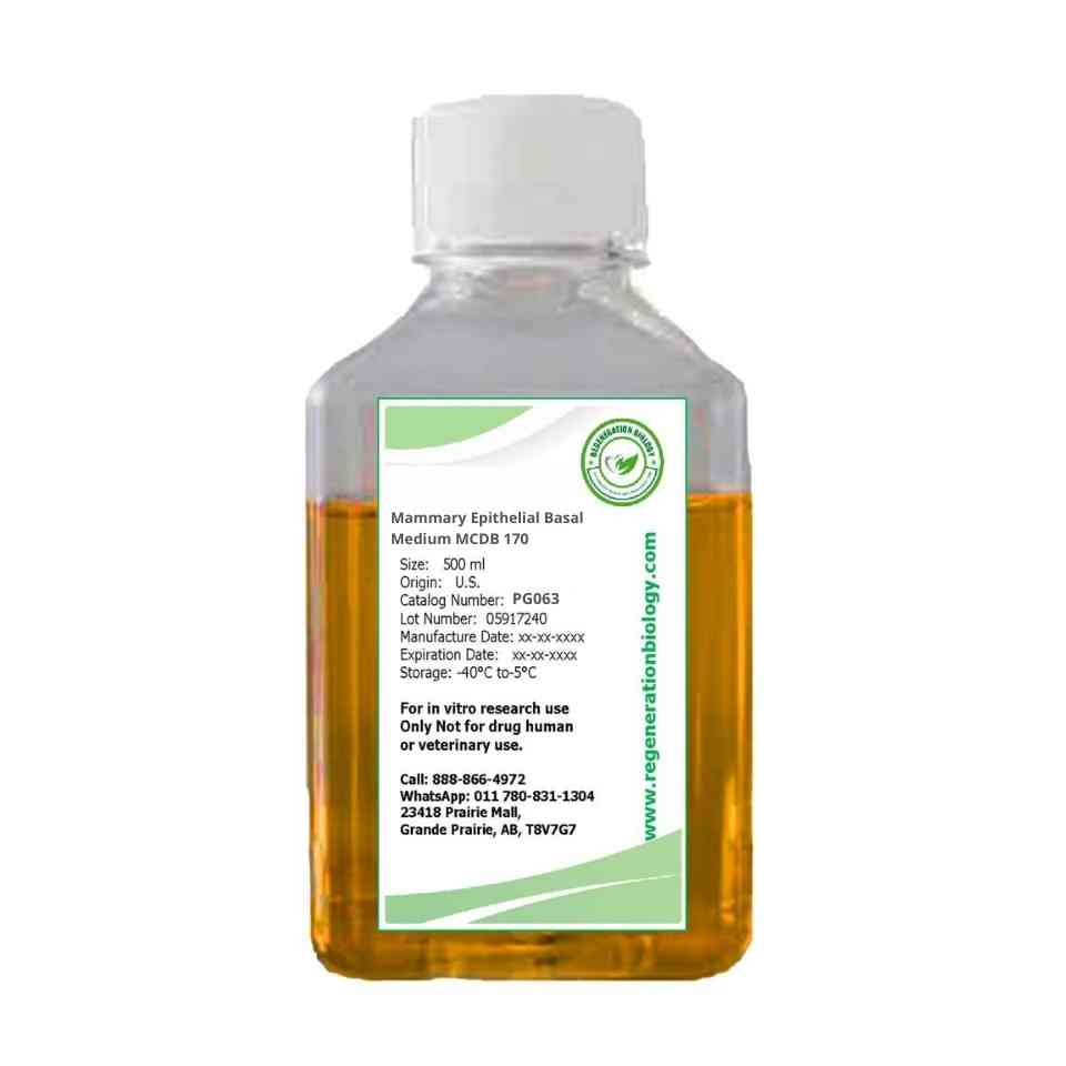 Mammary Epithelial Basal Medium MCDB 170